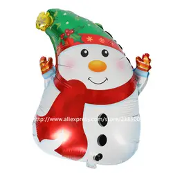 10 шт./лот прекрасный искусственный Снеговик воздушные шары Рождество шары мгновенный Снеговик надувные веселые Рождество Украшения