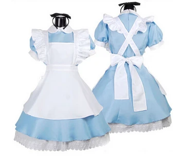 

Halloween Maid Costumes Womens Adult Alice in Wonderland Costume Suit Maids Lolita Fancy Dress Cosplay role-playing for Women