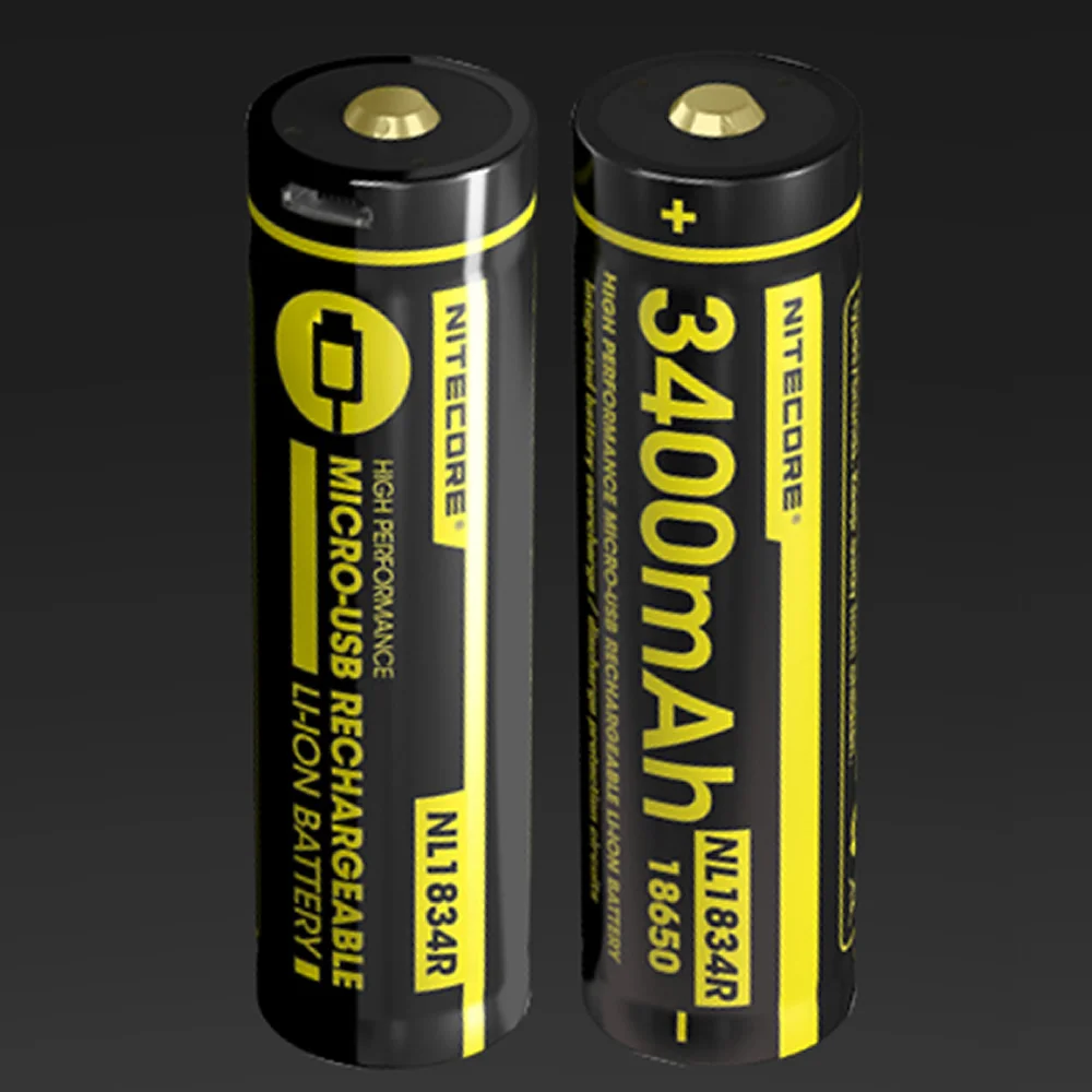Аккумуляторная литий ионная батарея NITECORE NL1834R 3400 мАч 3 6 Вт/ч 18650 в|batteries batteries|battery