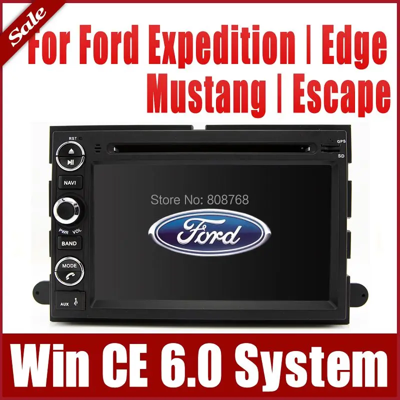 2 Din Car DVD Player for Ford Edge Expedition Mustang Escape Freestyle