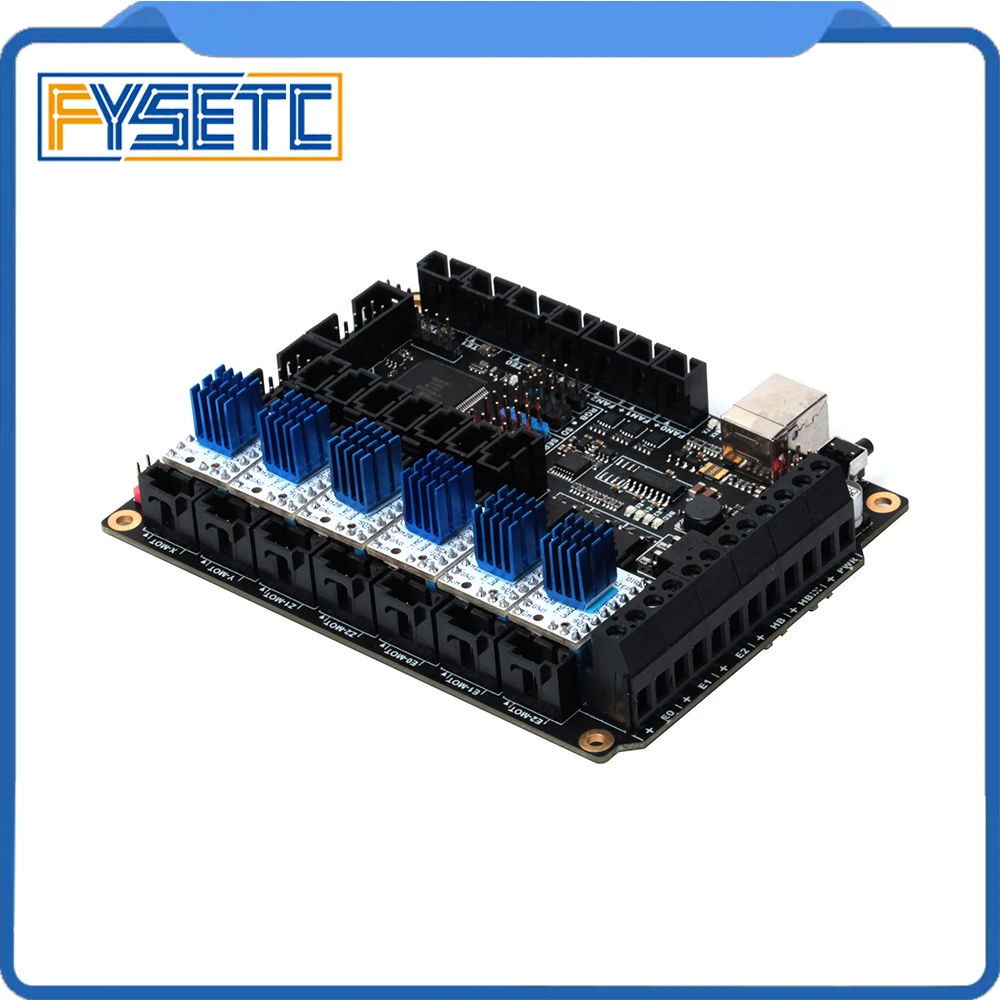 FYSETC F6 V1.3 плата все-в-одном решение электроники с 6 шт. специальный TMC2130 V1.2(мнение) для SPI Летающий провод VS SKR V1.3