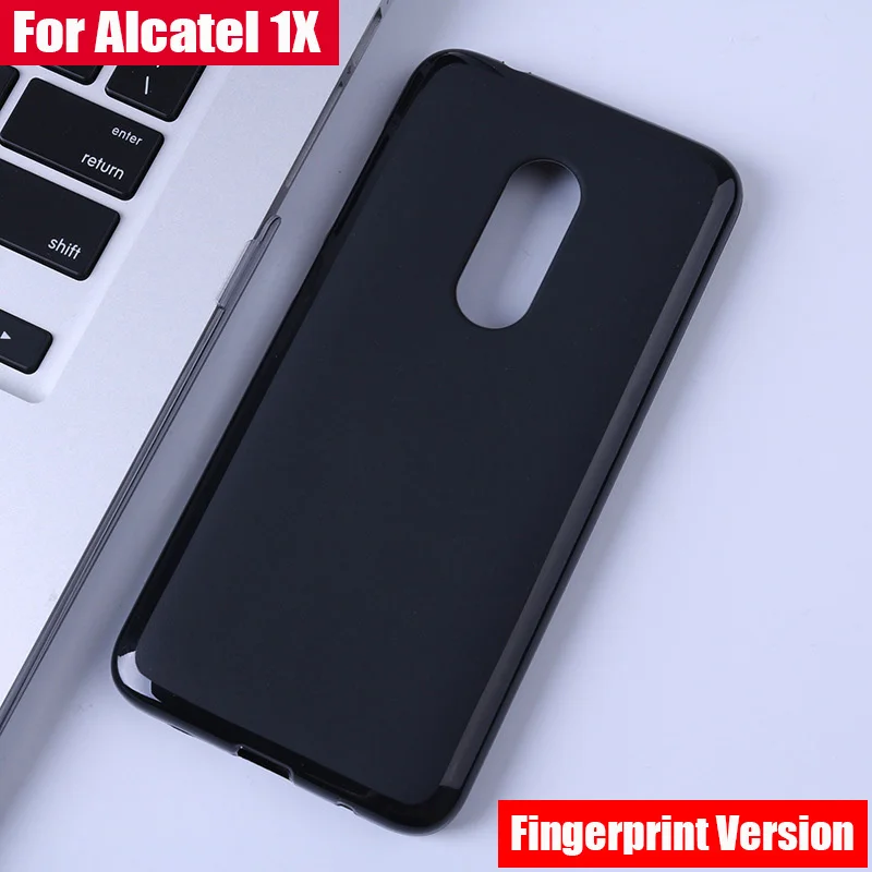 KALC1299B_1_Soft Silicone Case for Alcatel 1X 5059A 5059D 5059X 5059Y Fingerprint Version
