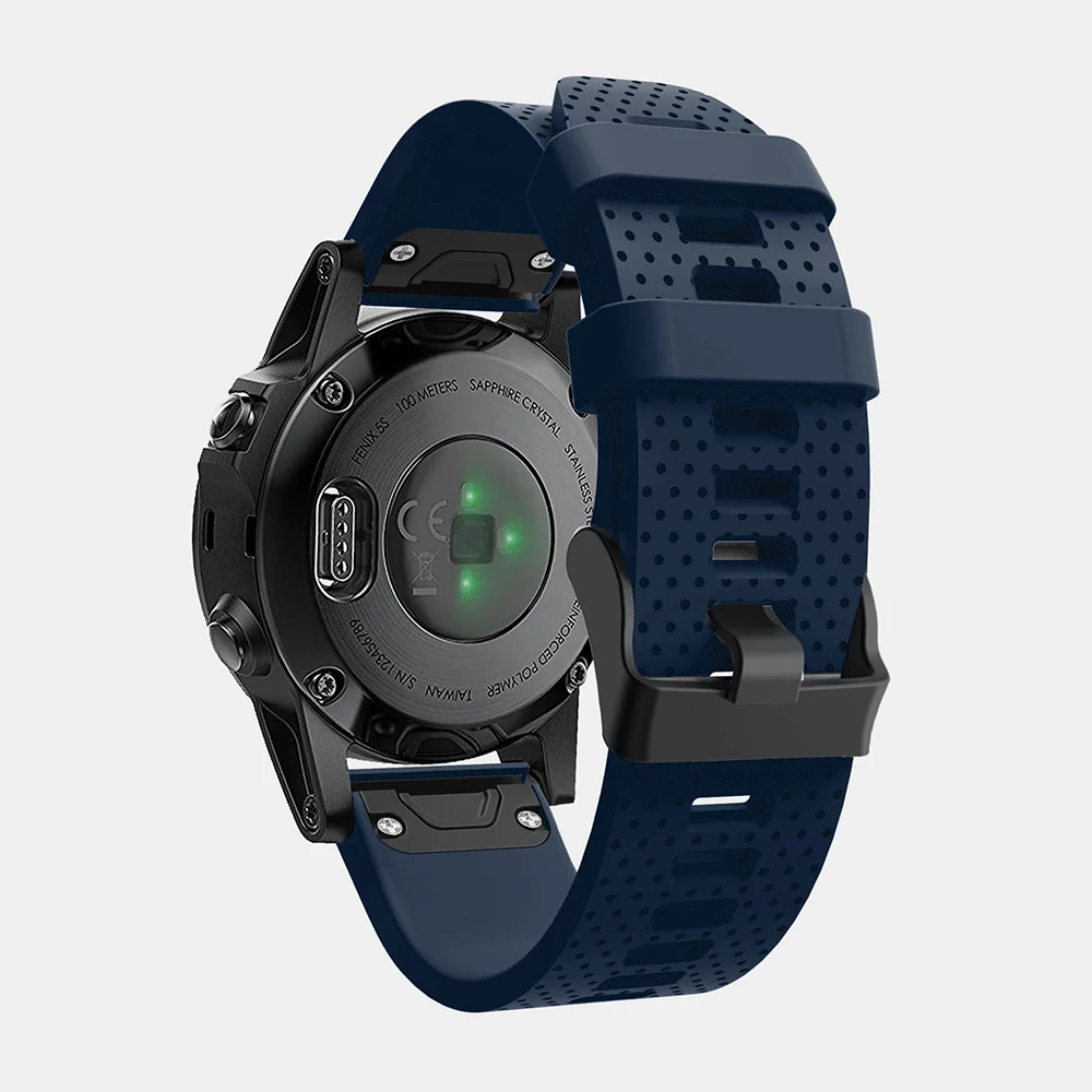 Quick Release силиконовые Easy fit запястье ремешок 26 22 20 мм для Garmin Fenix 5X5 5S плюс 3 3 HR Forerunner 935 часы