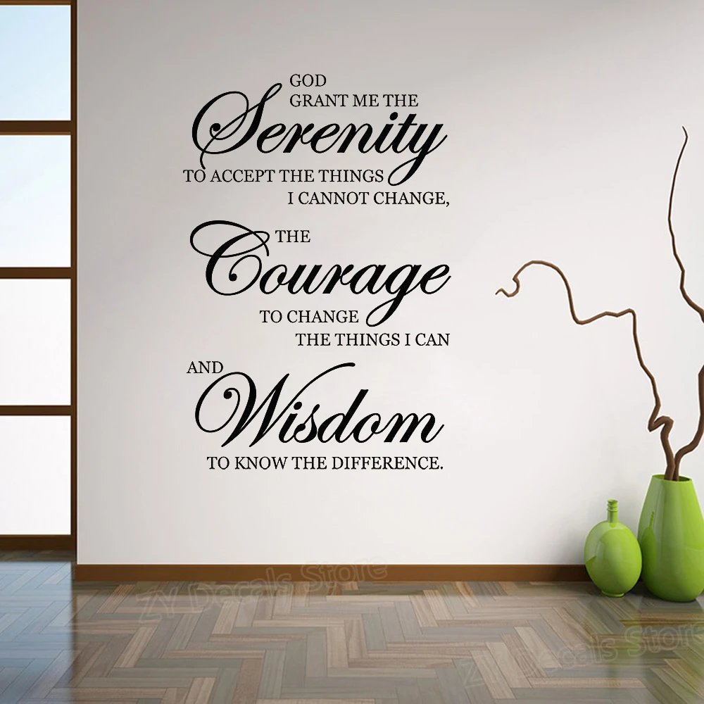 Inspirational Quotes Wall Stickers Home Decor Living Room Serenity Courage Wisdom Wall Art Sayings Decal Murals Bedroom Z872 Wall Stickers Aliexpress Inspirational Quotes Wall Stickers Home Decor Living Room Serenity Courage Wisdom Wall Art Sayings Decal Murals Bedroom Z872 Wall Stickers Aliexpress