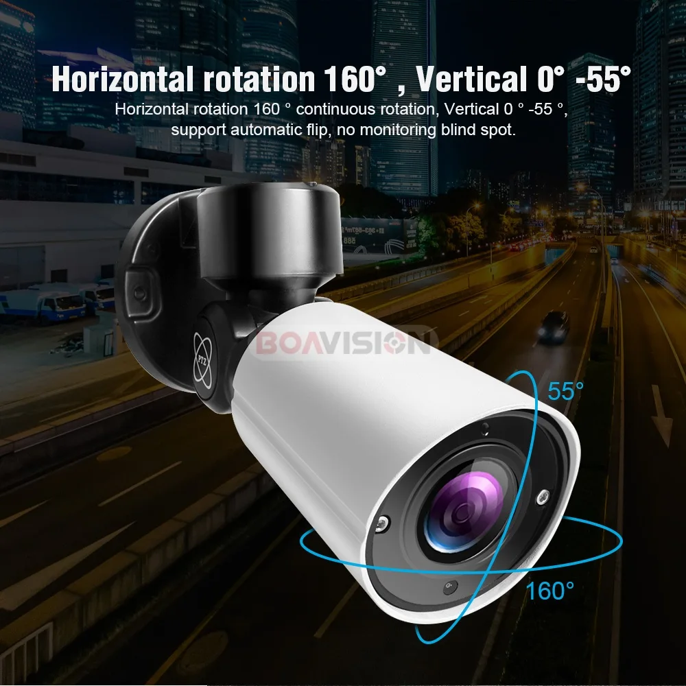 2MP 1080P Мини PTZ IP камера наружная 4X оптическая зум Сеть пуля камеры ИК Ночное