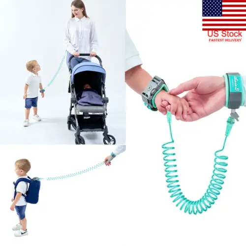 

360°Leash Anti Lost Wrist Link Traction Rope For Toddler Baby Kids Safety Harness Leash Strap