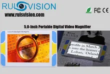 2017 5″ LCD Digital Magnifier HD Handheld Video Magnifier Reading magnifier Aid, Digital Video Magnifier electronic microscope