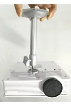 New Arrival Wall Ceiling LCD DLP Mini Projector Bracket 360 degree Swivel Mount Holder Sliver