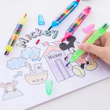

Kawaii 20 Colors Painted Crayon Pens Colorful Nice Reward Gifts For Kids Child Baby Creative Graffiti Drawing Tools Art Supply