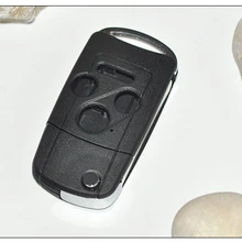 3+ 1 кнопки пустой модифицированный флип-пульт дистанционного ключа чехол для HONDA подходит для Civic CITY ACCORD Odyssey CRV FOB COVER 2 шт./партия