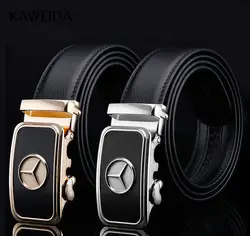 KAWEIDA дизайнерские ремни для мужчин 2018 известный бренд автоматическая пряжка роскошный поясной ремень из натуральной спилок Кемер для