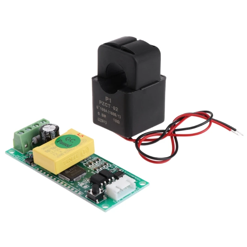 

PZEM-004T Current Voltage Multimeter Module 80-260V 100A +Split-Core Transformer 649E