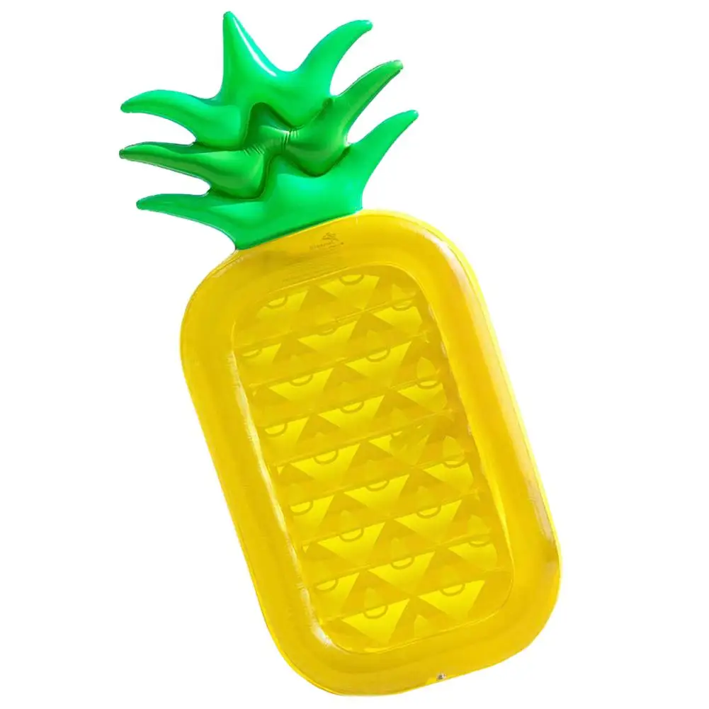 

Lovely Pineapple Adult Inflatable Beach Pool Swimming Floating Raft Bed Mat
