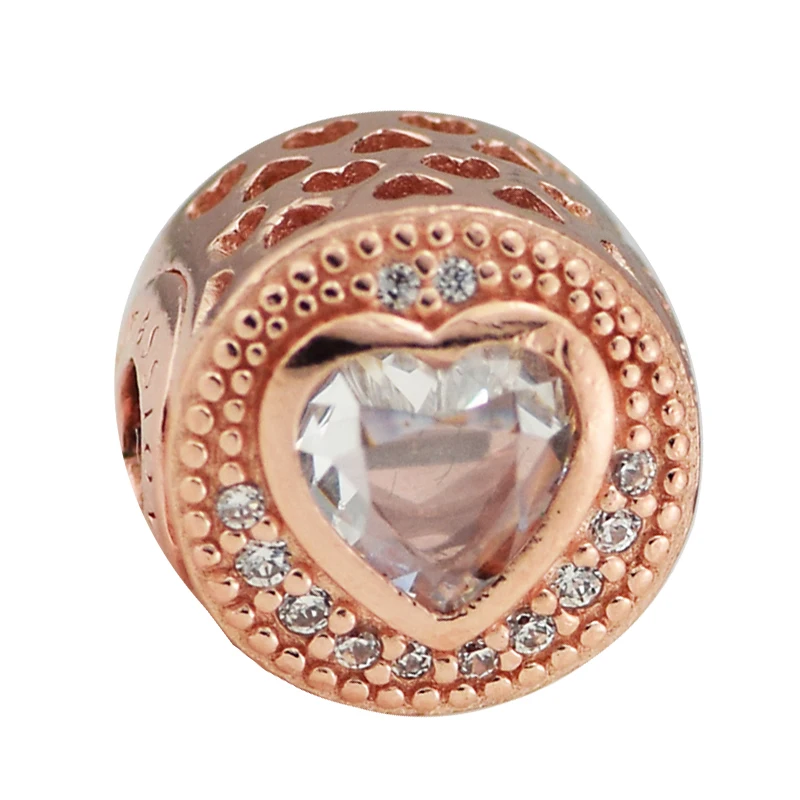Подходит для браслетов Pandora Essence очаровательные браслеты с розовым золотом и