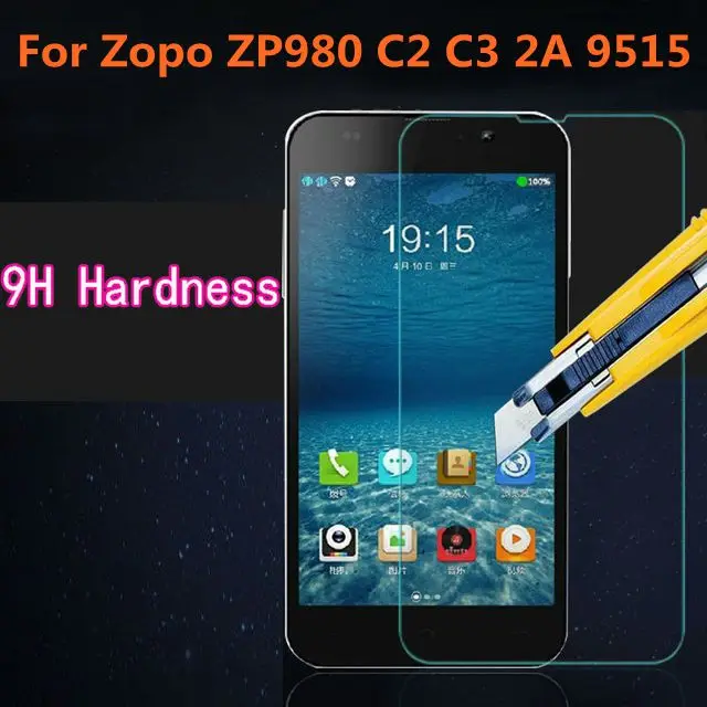 ShuiCaoRen Zopo ZP980 C2 закаленное стекло Высокое качество 9H защитная пленка