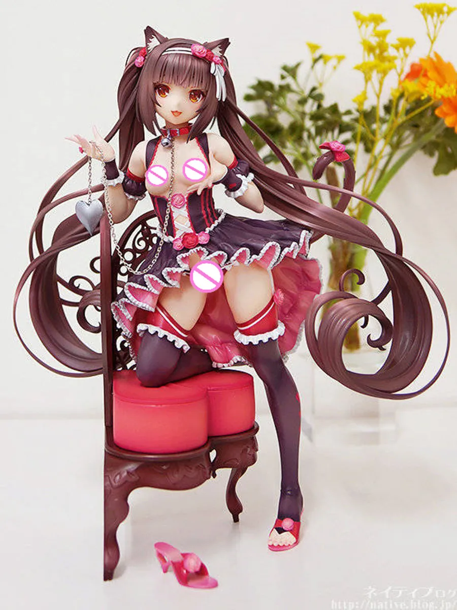 1/8 Аниме Сексуальная девушка Фигурки Коллекционная модель NEKOPARA прекрасный chocolat