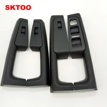 Sktoo Set(черный) для Skoda Superb внутренняя дверные ручки дверные подлокотник, коробка переключения внутри двери перчатки пакет