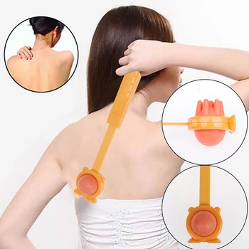 

1PCS Back Knocks Rubs Massager Rod Meridian Fitness Body Hammer Tool Health Therapy Aerobics Massage Equipment
