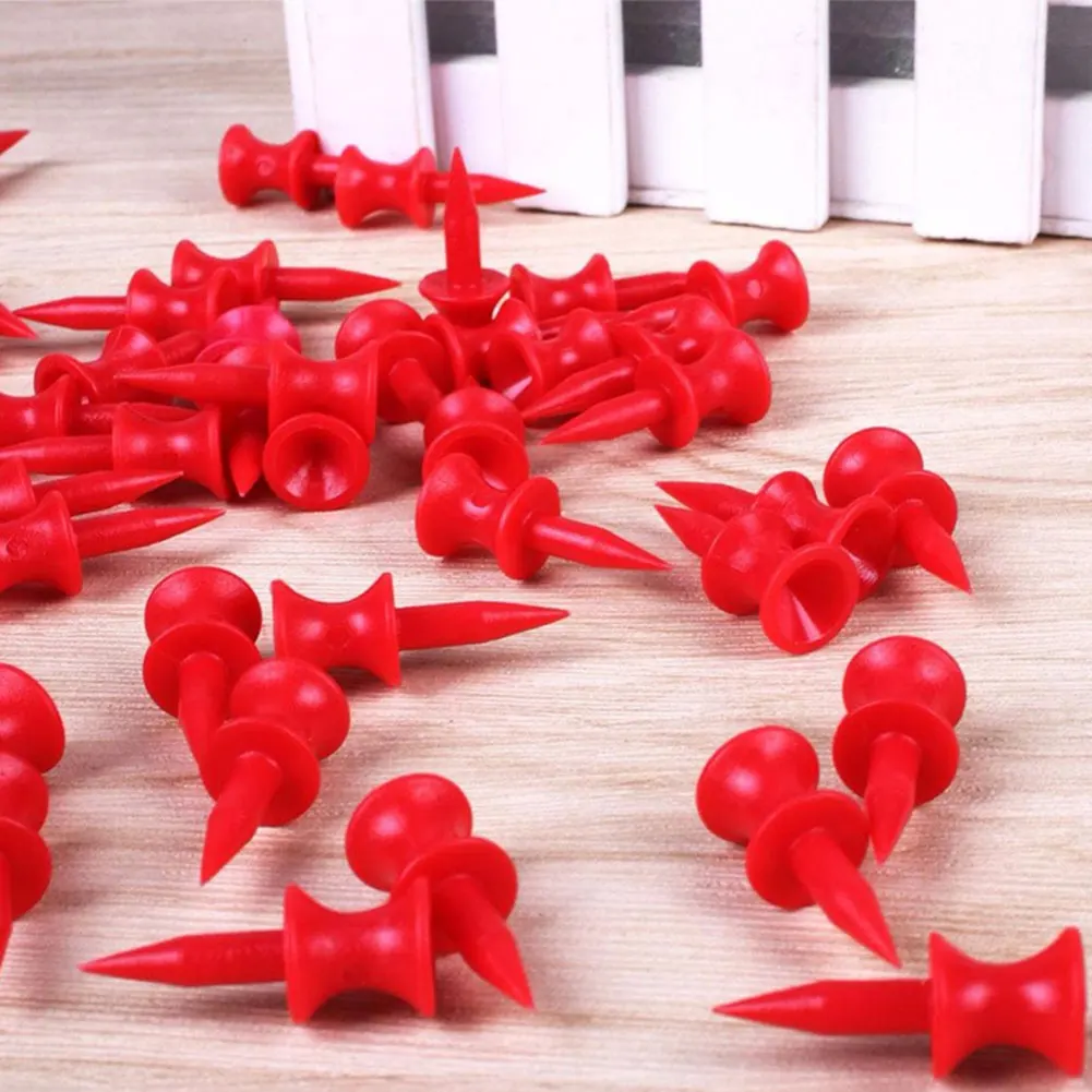 50 قطع الكرة حامل الدائمة الأظافر البلاستيك الغولف المحملات اعب غولف التدريب الاكسسوارات في الهواء الطلق الغولف الإيدز