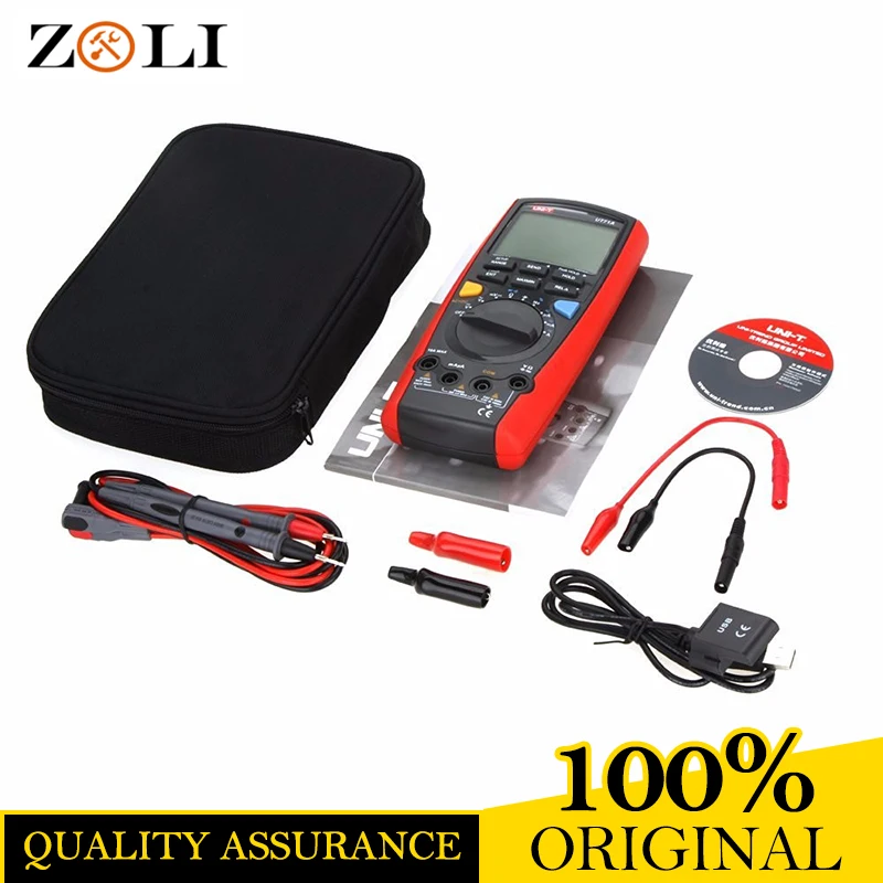 

UNI-T UT71A Professional Digital Multimeter AC+DC Current Voltage USB True RMS REL Auto Range UT71A UNI-T LCD screen 19999 count