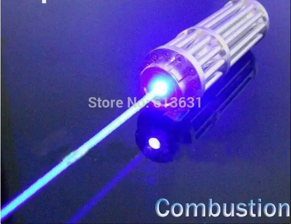

Super Powerful! 1000mw 1w real power 450nm blue laser pointer Pen Adjsutable Focus Visible Beam Cigarette Lighter burning