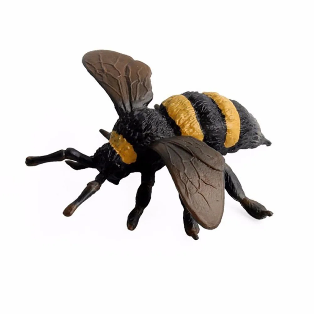 Раннее моделирование насекомых Дети Обучающие игрушки украшения ПВХ бабочка пчела животные многоцветные пейзаж