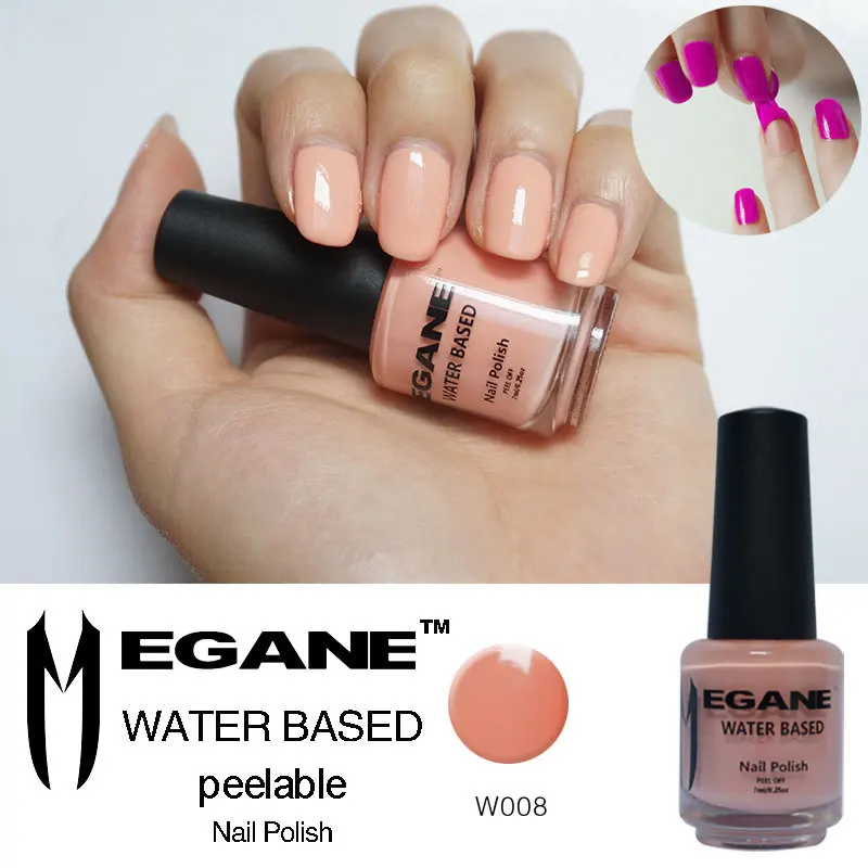 water based peel off nail polish super shinning nail gel set 6pcs/lotin Nail Polish from Beauty