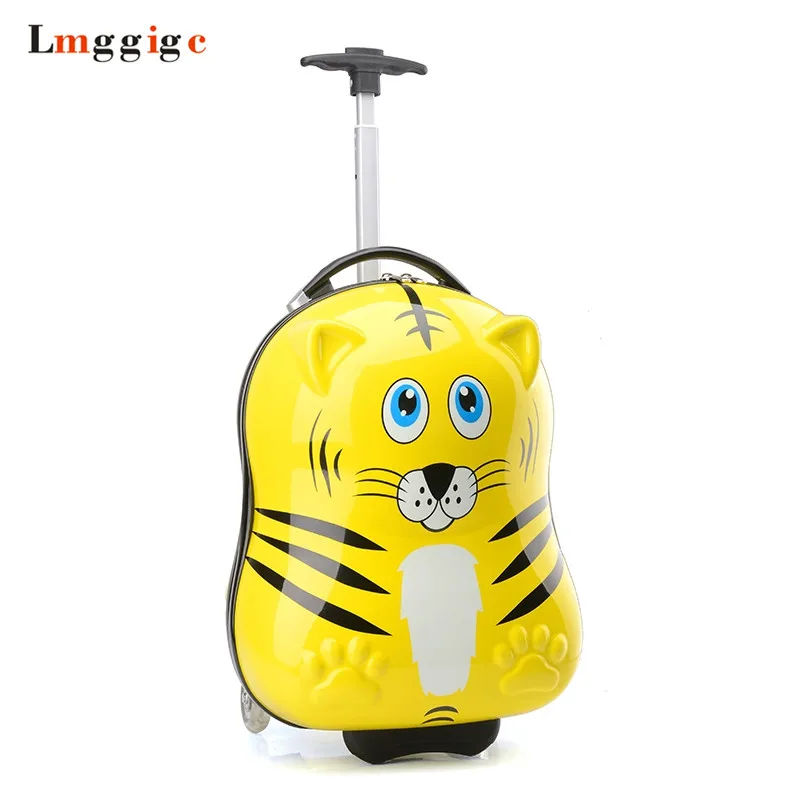 

Kids Rolling Luggage,Child's Cabin Suitcase bag, Student's whell Travel Box, Gift for Children ,Lovely Trolley Case