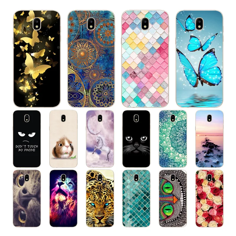 

Geruide For Samsung Galaxy J3 2017 J330F SM-J330F 5.0" Case Cover, Printed Soft Cover Silicon For Samsung J3 2017