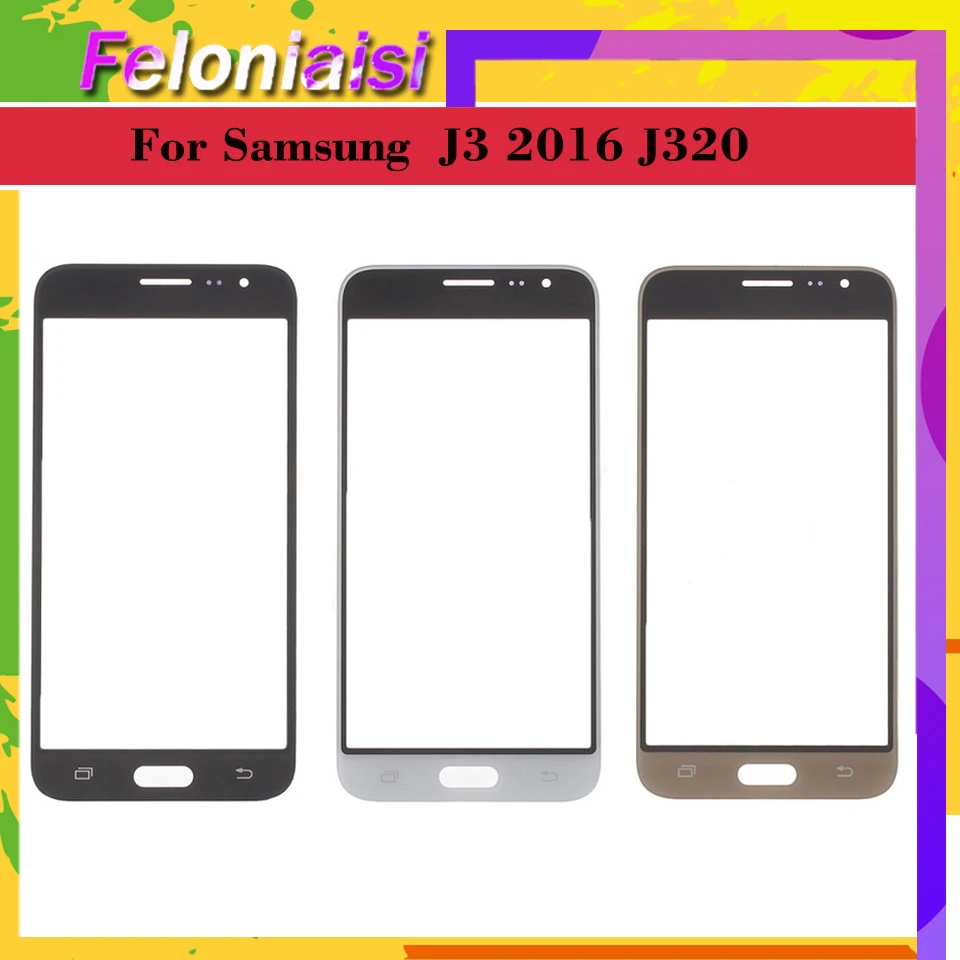 

TouchScreen For Samsung Galaxy J3 2016 J320 J320F J320M J320Y J320FN Touch Screen Front Panel Glass Lens Outer LCD Glass