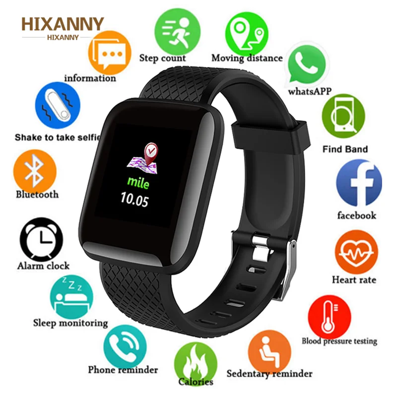 

2019 Sports SmartClock Men Blood pressure Water density Ip67 Smartwatch Heart rate Monitor Fitness Tracker Clock For Android IOS