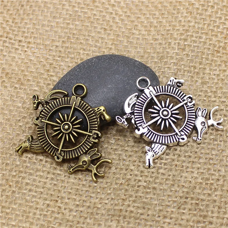 

PULCHRITUDE 20pcs 32*36mm Fashion Vintage Metal Game of Thrones Pendant Charms Fit Jewelry Necklace Pendant Charm Making T0512
