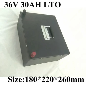 

LTO 36v 30AH Lithium Titanate Battery Pack 36v 50ah LTO Cells 50A BMS Super Fast Charge Long Life Cycle + 10A Charger