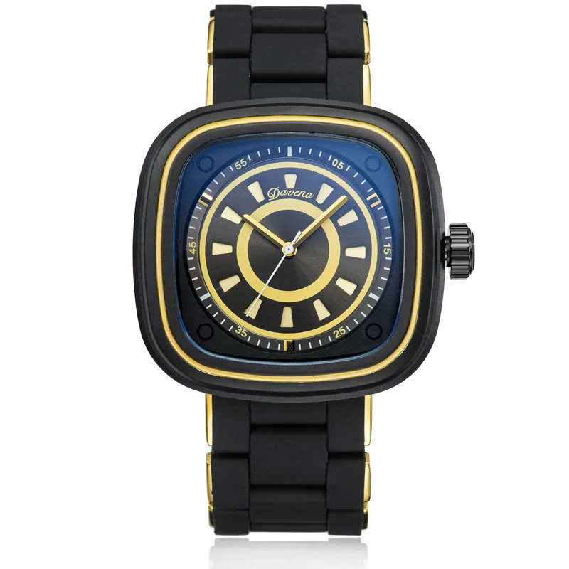 

Reloj Mujer Square Watches Woman Quartz Watches Couple Silicone Bracelet Waterproof Watch Top Brand Luxury Steel Watch Ladies