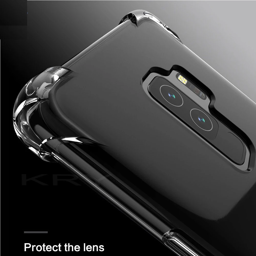 Противоударный Прозрачный чехол для телефона samsung S8 S9 S10 Plus S10e S7 edge Note 10 Plus 9 8 чехол мягкий силиконовый прочный Чехол из ТПУ