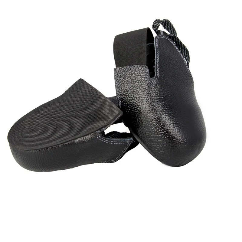 1 пара/лот Мужская и женская обувь безопасности из натуральной кожи сталь overshoes woker обувь Обложка посетителя overshoes пальцы защиты