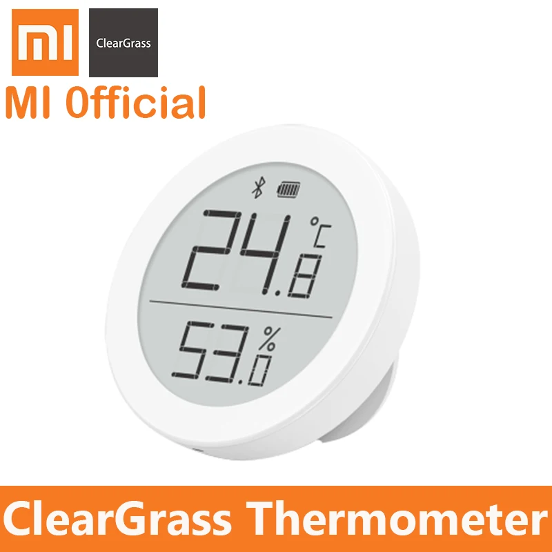 

Xiaomi ClearGrass bluetooth Temperature and Humidity Digital Thermometer Moisture Sensor LCD Screen 30 Days Data Record By APP