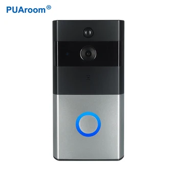 

PUAroom PIR Night Vision Wireless Door Intercom Built-in 8G TF Card Wifi Video Doorbell Outdoor Battery IP Camera Waterproof