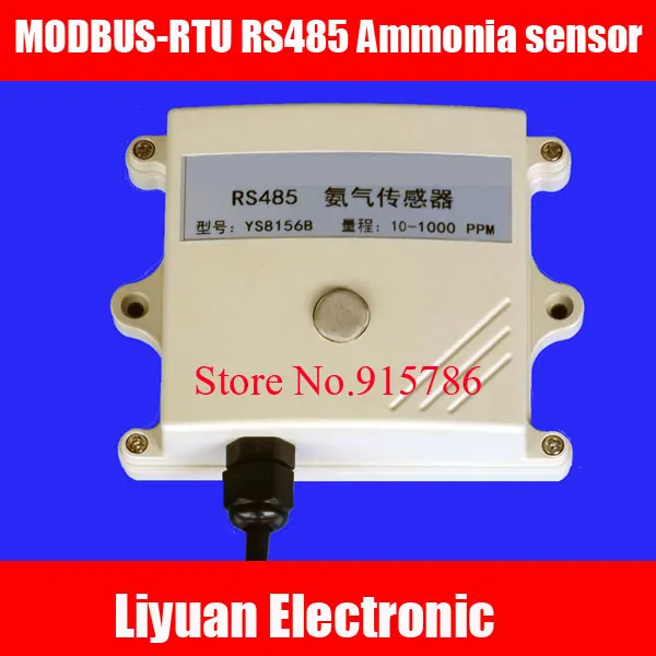 

Ammonia sensor MODBUS-RTU RS485 / serial MQ135 ammonia gas detector / 10 ~ 1000 PPM Gas Sensor