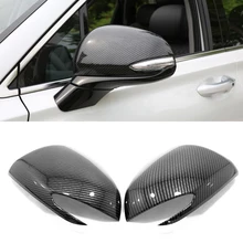 Для hyundai Santa Fe ABS пластиковые зеркала заднего вида декоративная крышка отделка 2 шт аксессуары для стайлинга автомобилей