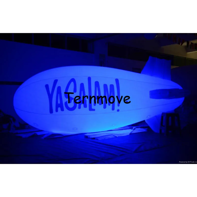 inflatable airship with light advertising/0.18mm inflatable PVC flying