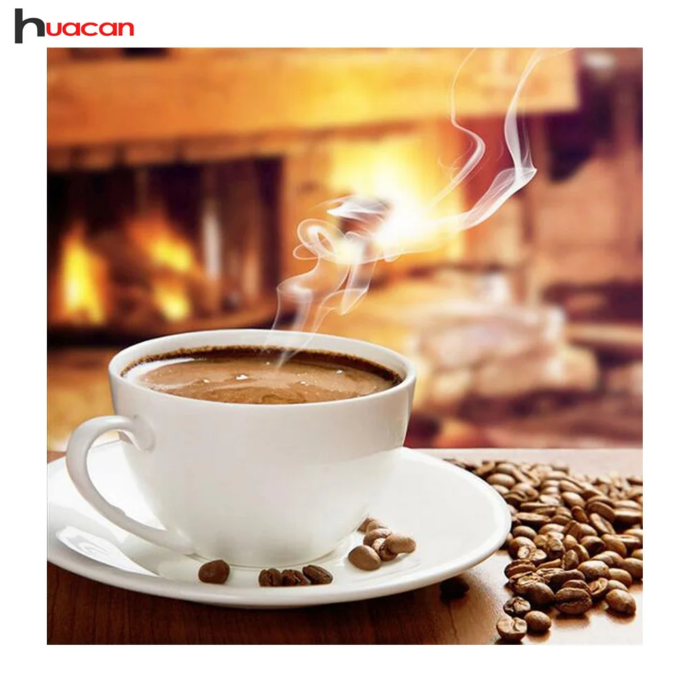 

Huacan Home Decoration Diamond Painting Cross Stitch Coffee Cup Diamond Embroidery Crystal 5d Diy Full Square Mosaic Pictures