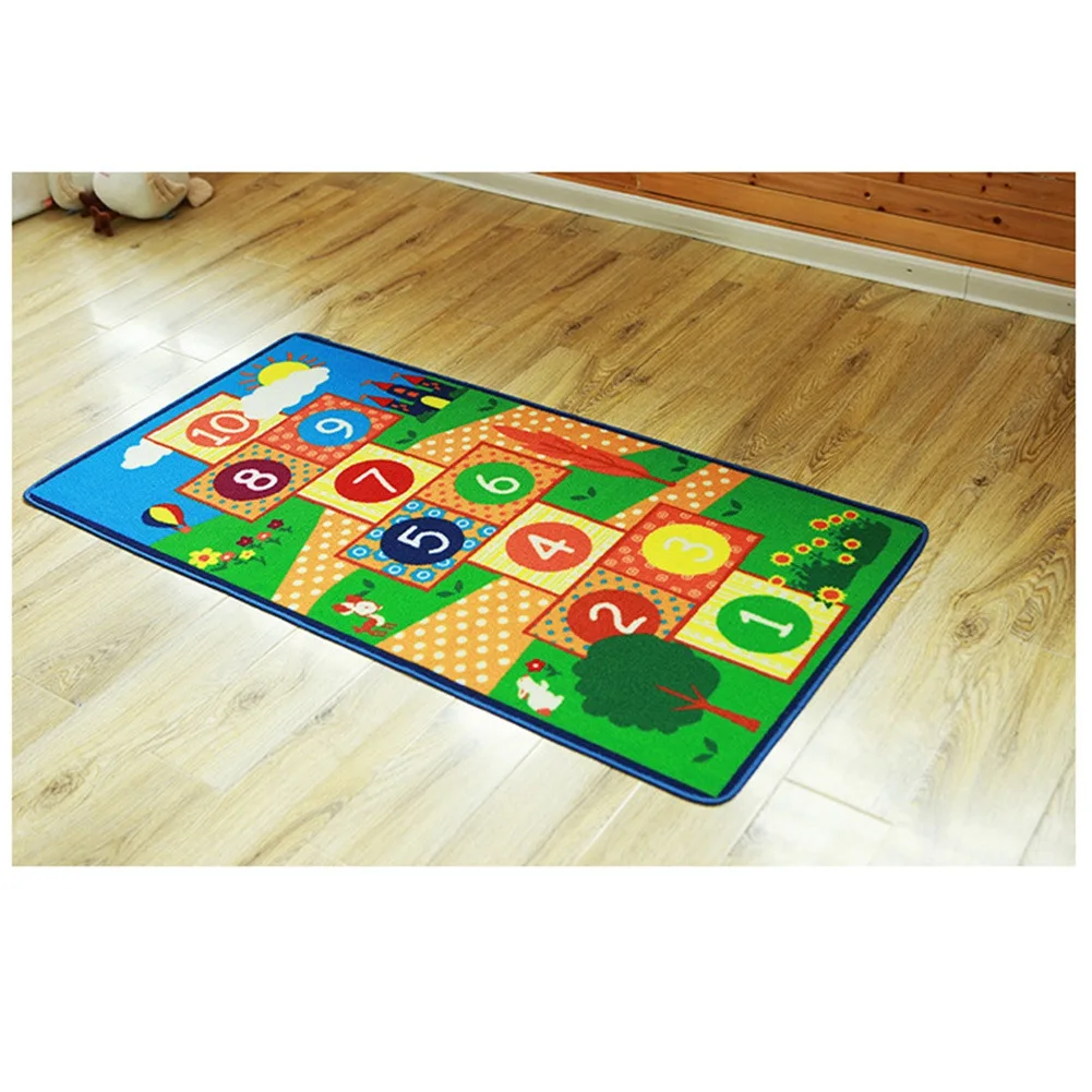Нескользящий ковер hopscoch прыгающая решетка для детской комнаты игровой Мягкий Коврик развивающий коврик Мягкие пазлы ковры для детей