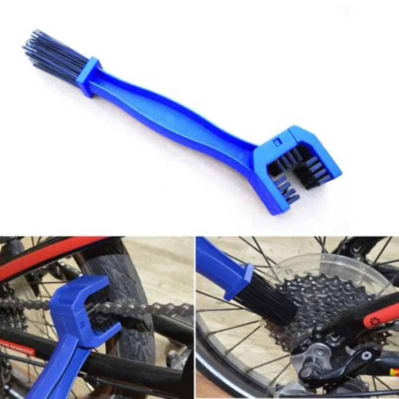 Motorcycle Bicycle Chain Cleaning Brush Brake Chain Cleaner Dust Dirt Remover Cycling Clean