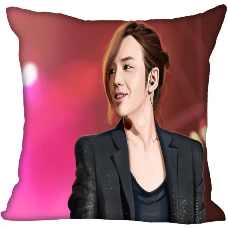 3 Fan Xi, хит, на заказ, KPOP Jang Keun Suk, принтованная шелковая квадратная наволочка, домашние декоративные Сатиновые Наволочки на молнии(одна сторона - Цвет: 3