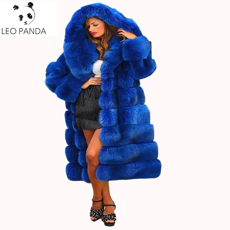Куртка из искусственного меха Женская мода 2019 пальто искусственной норки лисы