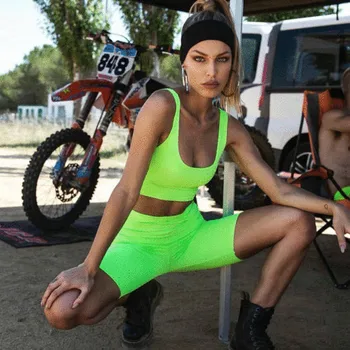 

Hirgin 2019 Sexy Women 2PCS Summer Tracksuit Slim Sweatshirt Pants Yogawear Sports Casual Suit Wholesale