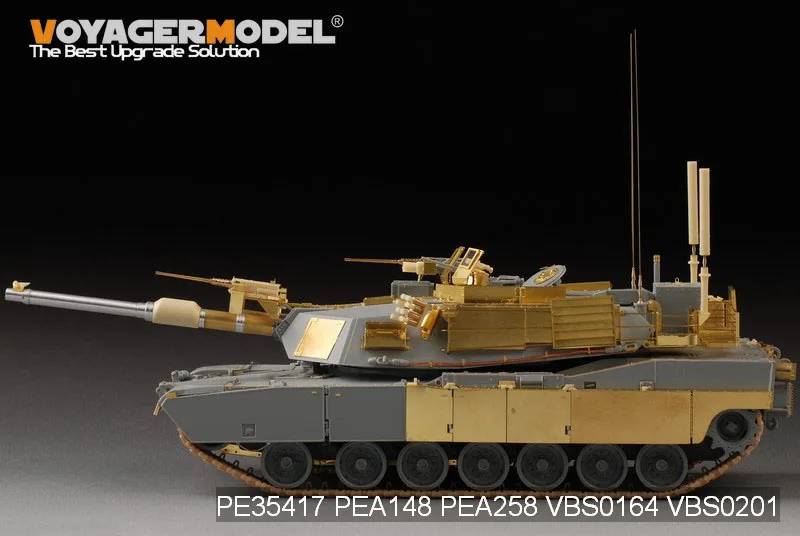 Kit de Gravação de Metal Hobby-modelo Voyager Modelo Abrams Main War Tank Atualizado Knl Pe35417 6 Brinquedos e hobbies