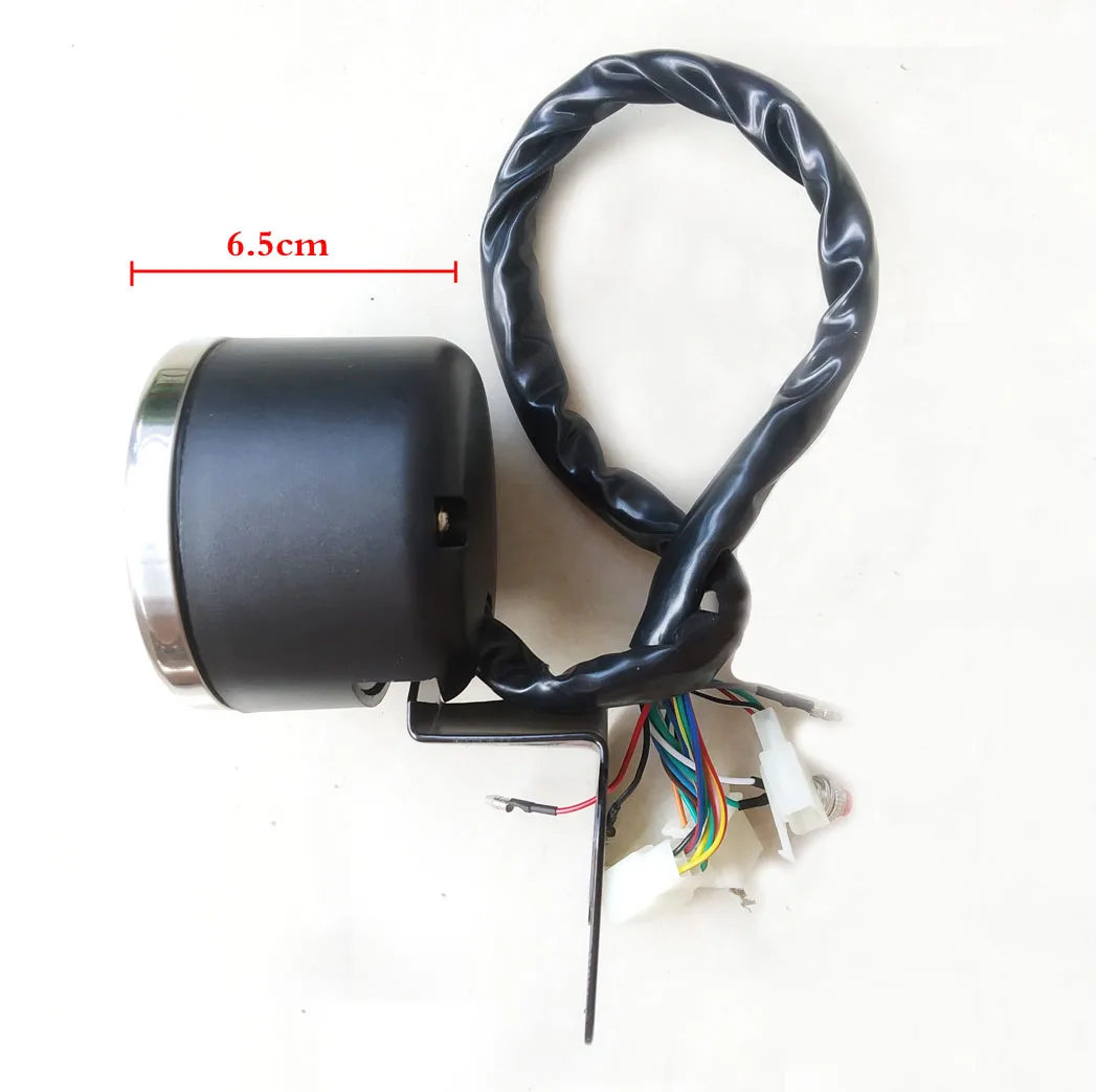Samdo Универсальный 6 передач цифровой мотоцикл светодиодный скорость метр одометр скорость масломер температура воды датчик 299 км/ч