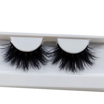 

100% Mink Eyelashes False Eyelashes Crisscross Natural Fake lashes Length 25mm Makeup 3D Mink Lashes Extension Eyelash Beauty